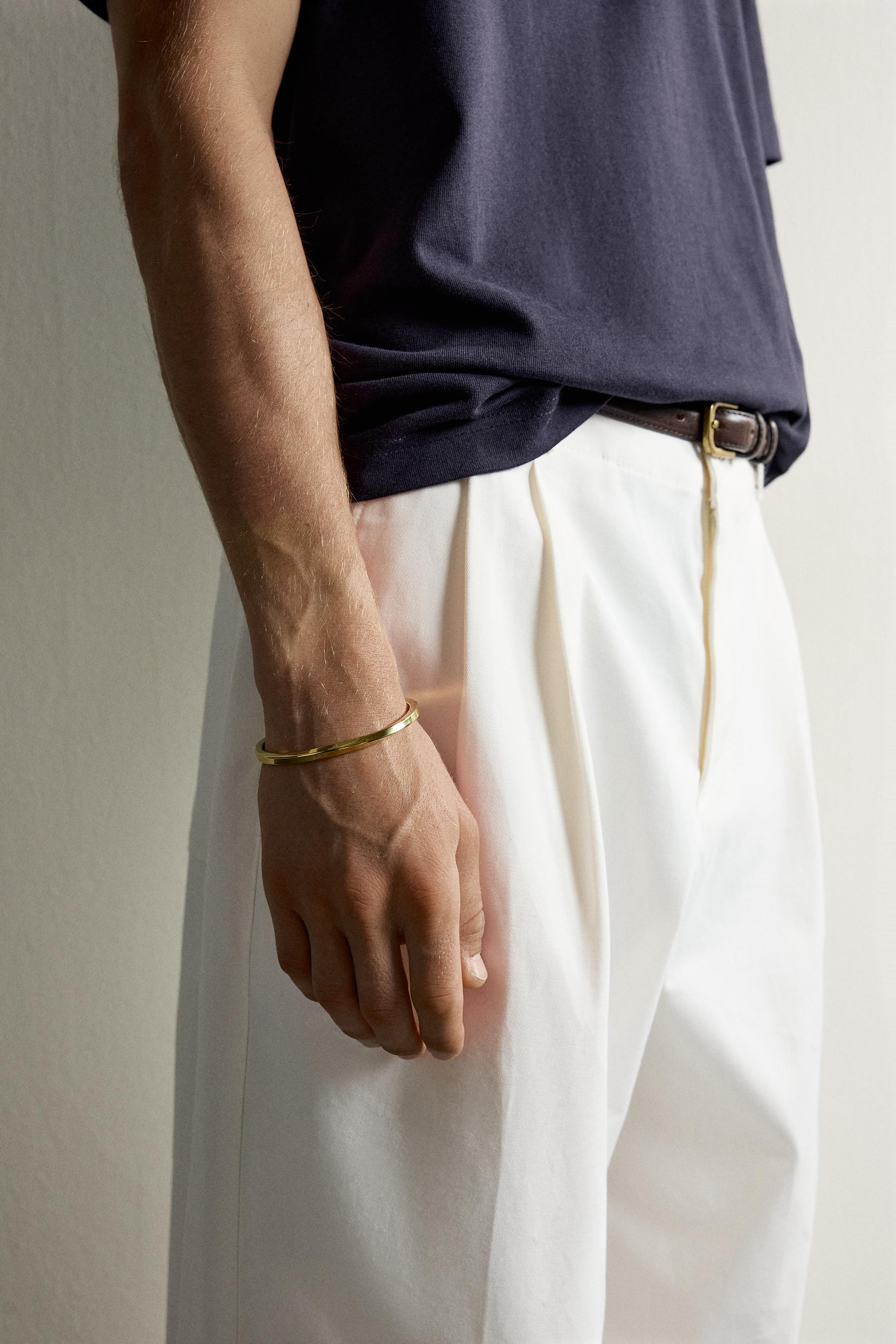 BRACELET RIGIDE EN ACIER INOXYDABLE